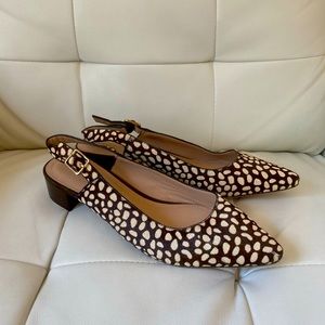 ❤️ 2 for $30 ❤️ Nordstrom Signature Elisa calf hair slingback pumps